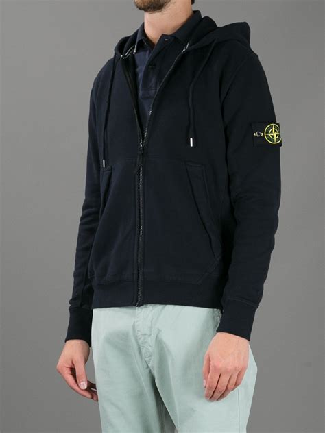 stone island men's hoodie.